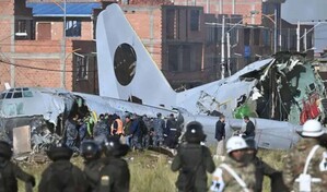 Allanamientos en Bolivia en busca de millones de billetes robados en siniestro a&eacute;reo