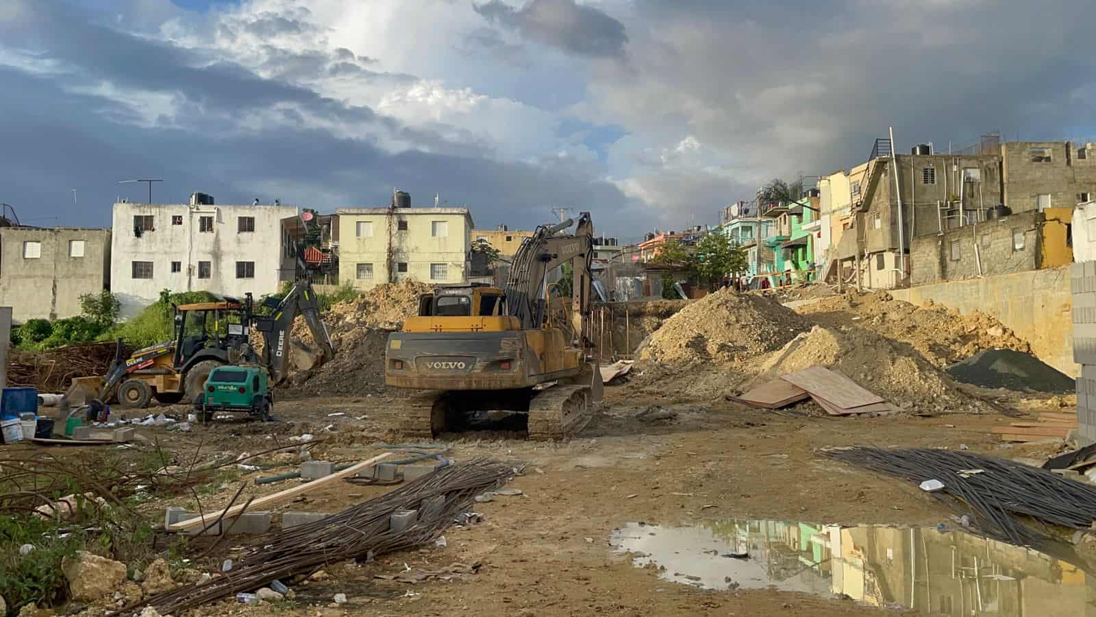 Lugar donde se construye la estancia infantil.