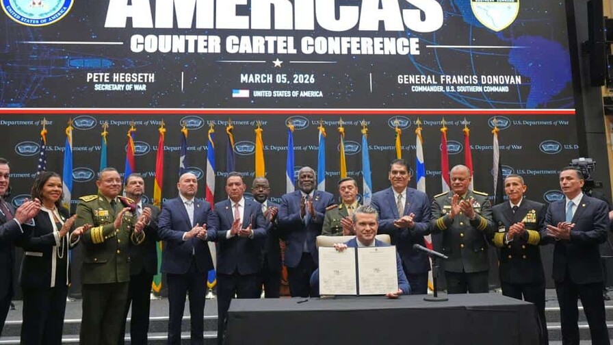 Declaraci&oacute;n firmada por RD y otros pa&iacute;ses promete cooperaci&oacute;n contra c&aacute;rteles; EE. UU. amenaza con actuar solo sino recibe apoyo