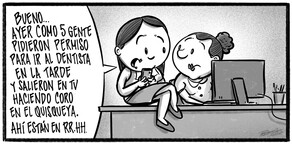 Caricatura de Noticiero Poteleche 5 marzo 2026