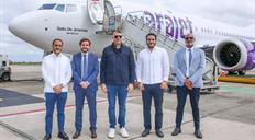 La aerol&iacute;nea Arajet incorpora avi&oacute;n n&uacute;mero 14 llamado Salto de Jimenoa