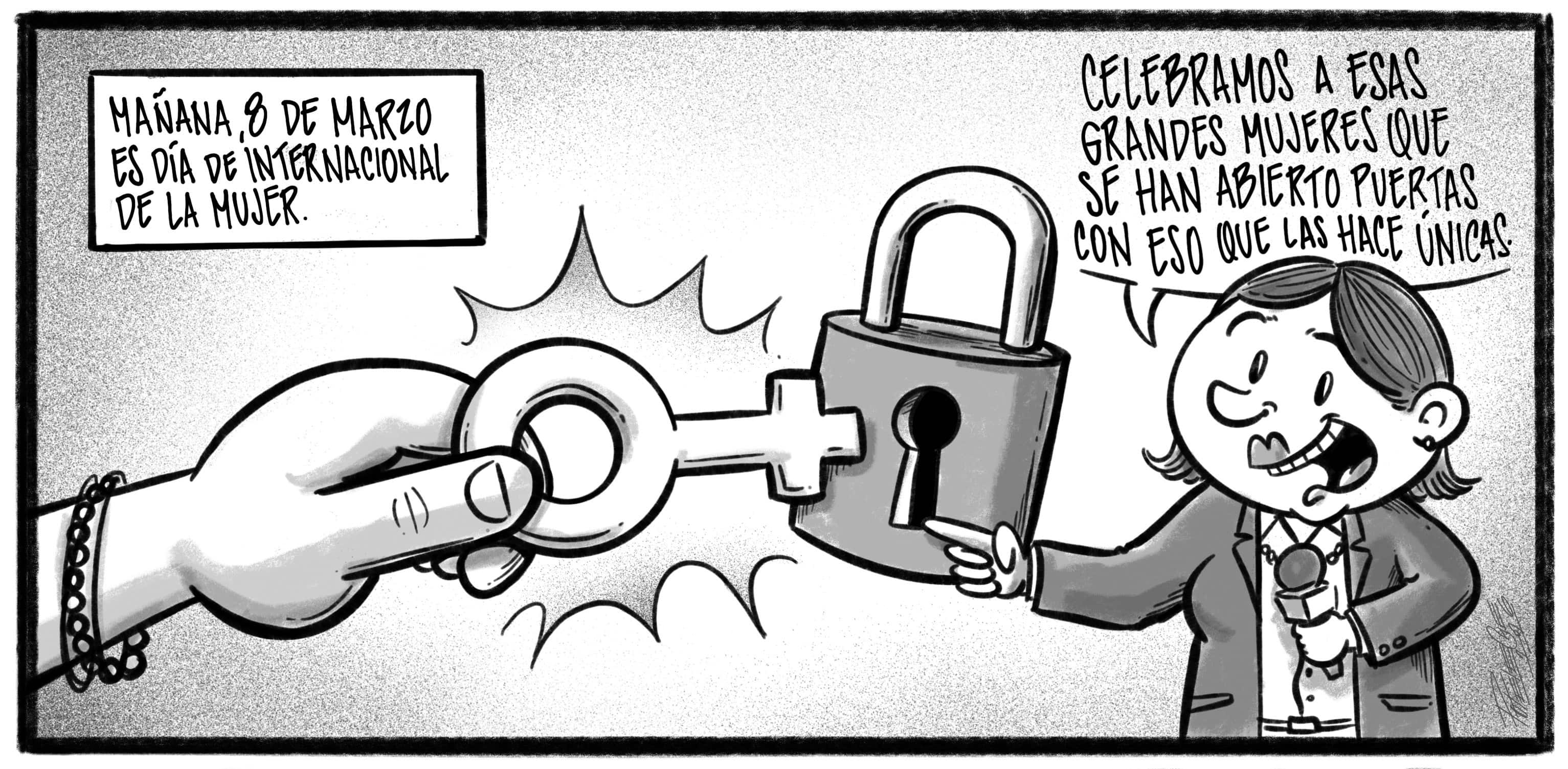 Caricatura de Noticiero Poteleche 7 marzo 2026