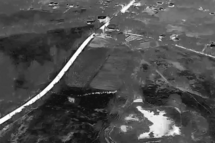 Momento en que drones detectan a 65 haitianos indocumentados ingresando a RD por el r&iacute;o Masacre