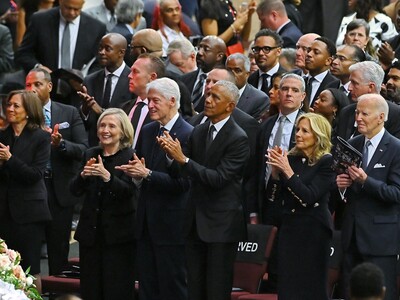 Obama, Biden y Clinton despiden a Jesse Jackson en Chicago