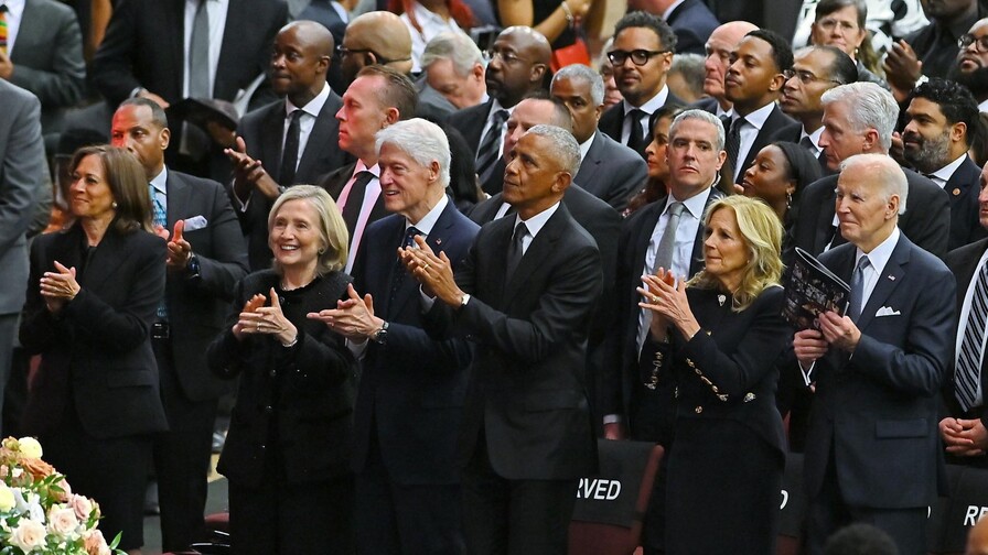 Obama, Biden y Clinton despiden a Jesse Jackson en Chicago: Nos inspira al cambio
