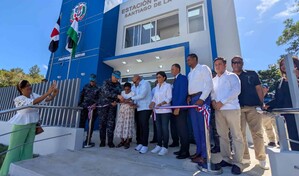 Inauguran estaci&oacute;n policial en Santiago de la Cruz