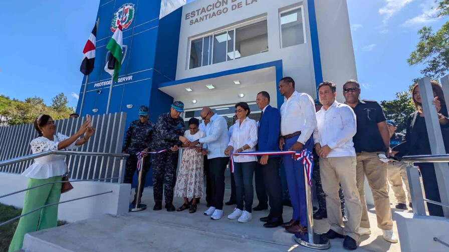 Inauguran estaci&oacute;n policial en Santiago de la Cruz
