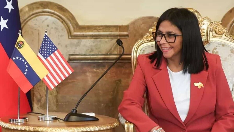 Delcy Rodr&iacute;guez agradece a Donald Trump el reconocimiento formal a su Gobierno encargado
