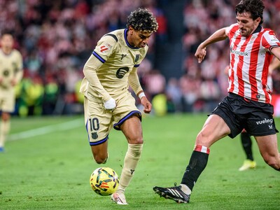 Un golazo de Yamal afianza al Barcelona en el liderato