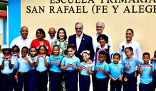 Abinader inaugura escuela modular en Los Guandules con inversi&oacute;n de m&aacute;s de RD$153 millones