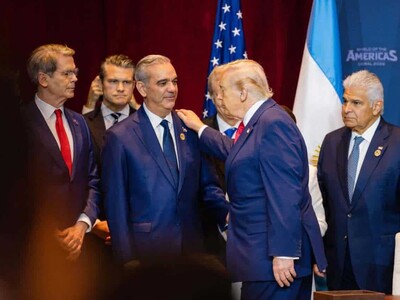 Trump agradece a Abinader por el respaldo de RD en cumbre