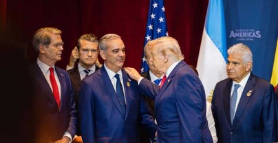 Trump califica a Abinader como "un gran tipo" y destaca labor de embajadora de EE. UU. en RD