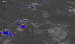 Vaguada provocar&aacute; aguaceros en gran parte del pa&iacute;s este lunes