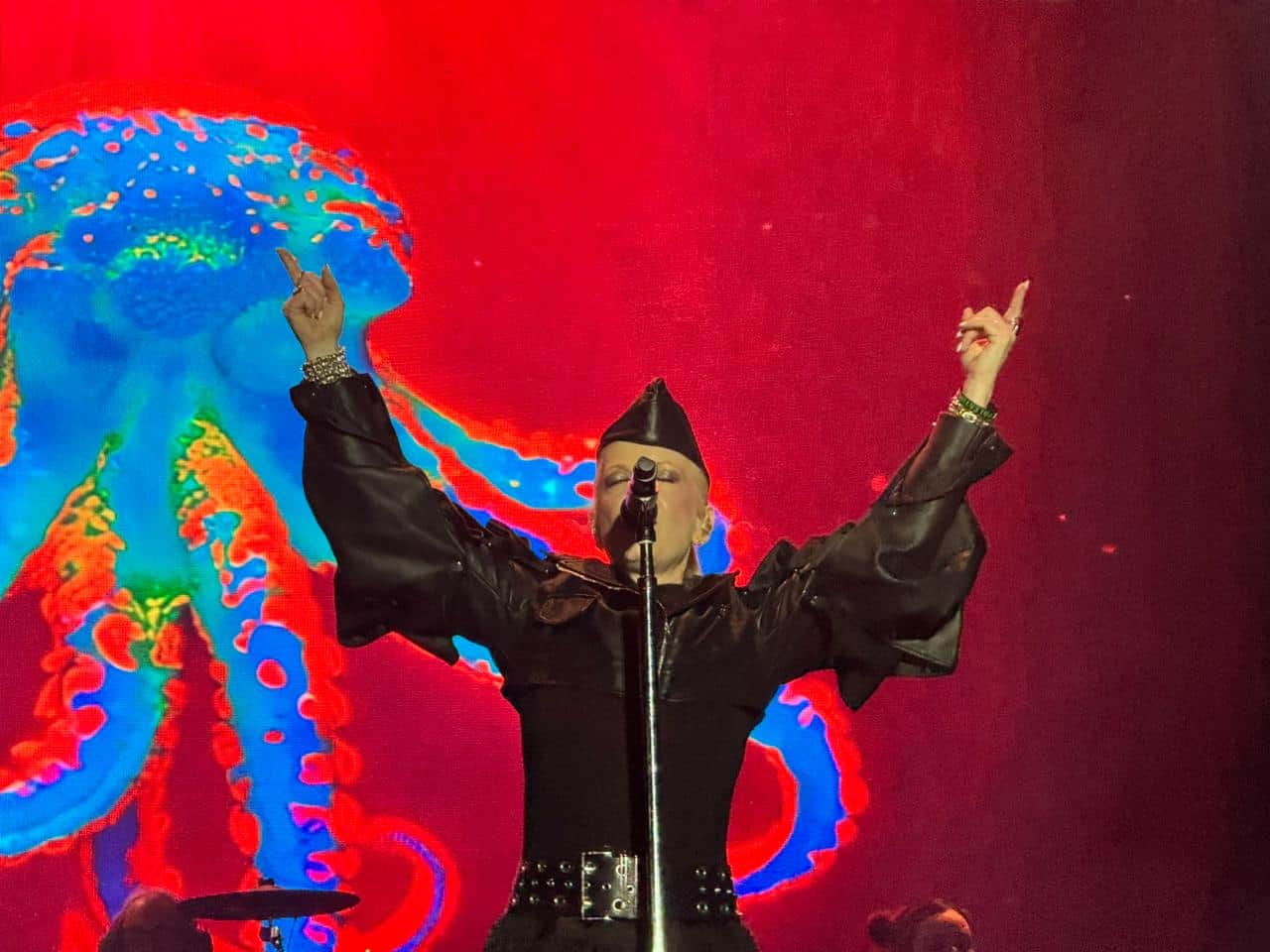 Concierto de Garbage, encargada de cerrar el festival. (DARE COLLADO / DIARIO LIBRE)