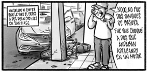 Caricatura de Noticiero Poteleche 10 marzo 2026