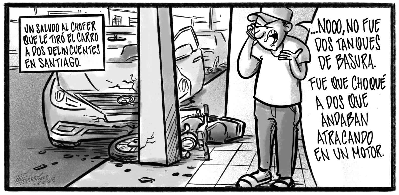 Caricatura de Noticiero Poteleche 10 marzo 2026