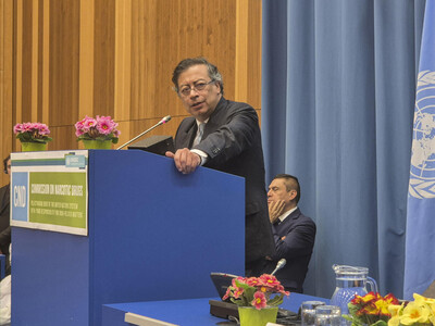 El primer encuentro de Gustavo Petro y Delcy Rodríguez el viernes