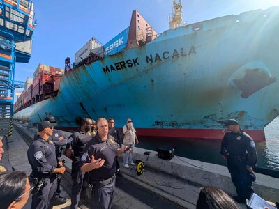 inspección en puerto Fort Lauderdale con rayos X y drones submarinos