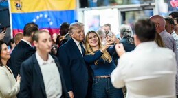 Trump se despide de Miami visitando El Arepazo, un ic&oacute;nico restaurante venezolano