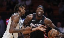 Bam Adebayo lidera primera victoria del Heat y establece r&eacute;cord de rebotes