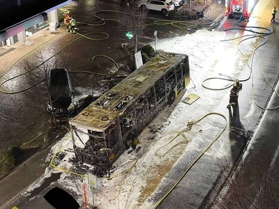 Incendio autobús Suiza deja seis muertos y varios heridos