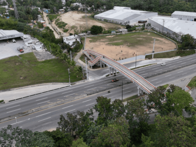 Play cedido para puente peatonal sigue sin reconstrucción tras 3 años