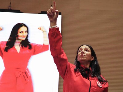 Colombia: abogada anuncia candidatura disfrazada de 'La casa de papel'