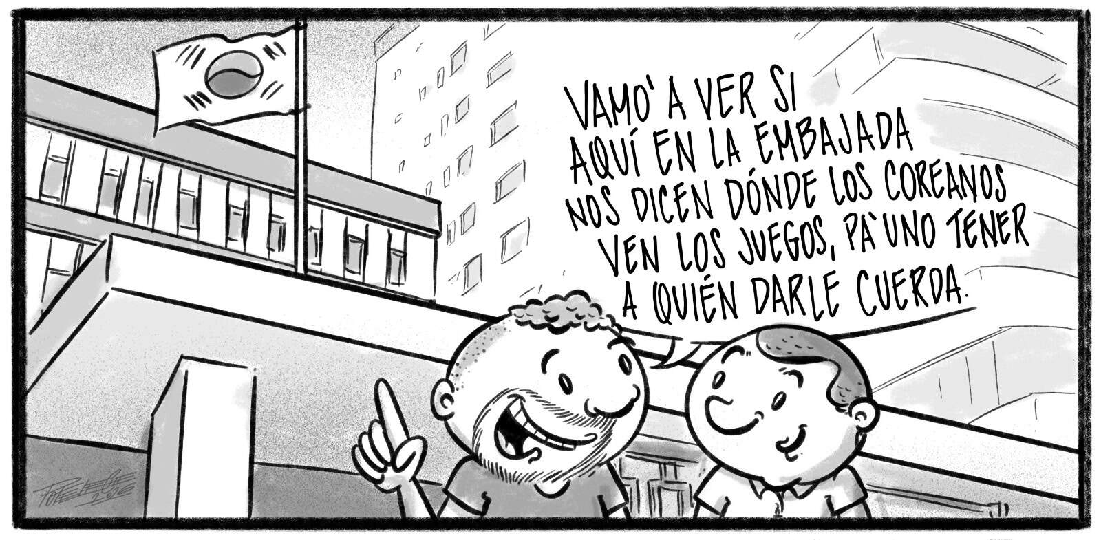 Caricatura de Noticiero Poteleche 13 marzo 2026