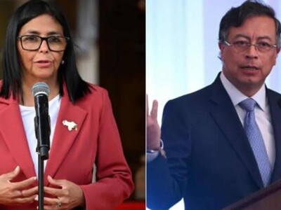 Delcy Rodríguez y Gustavo Petro cancelan reunión sobre narcotráfico