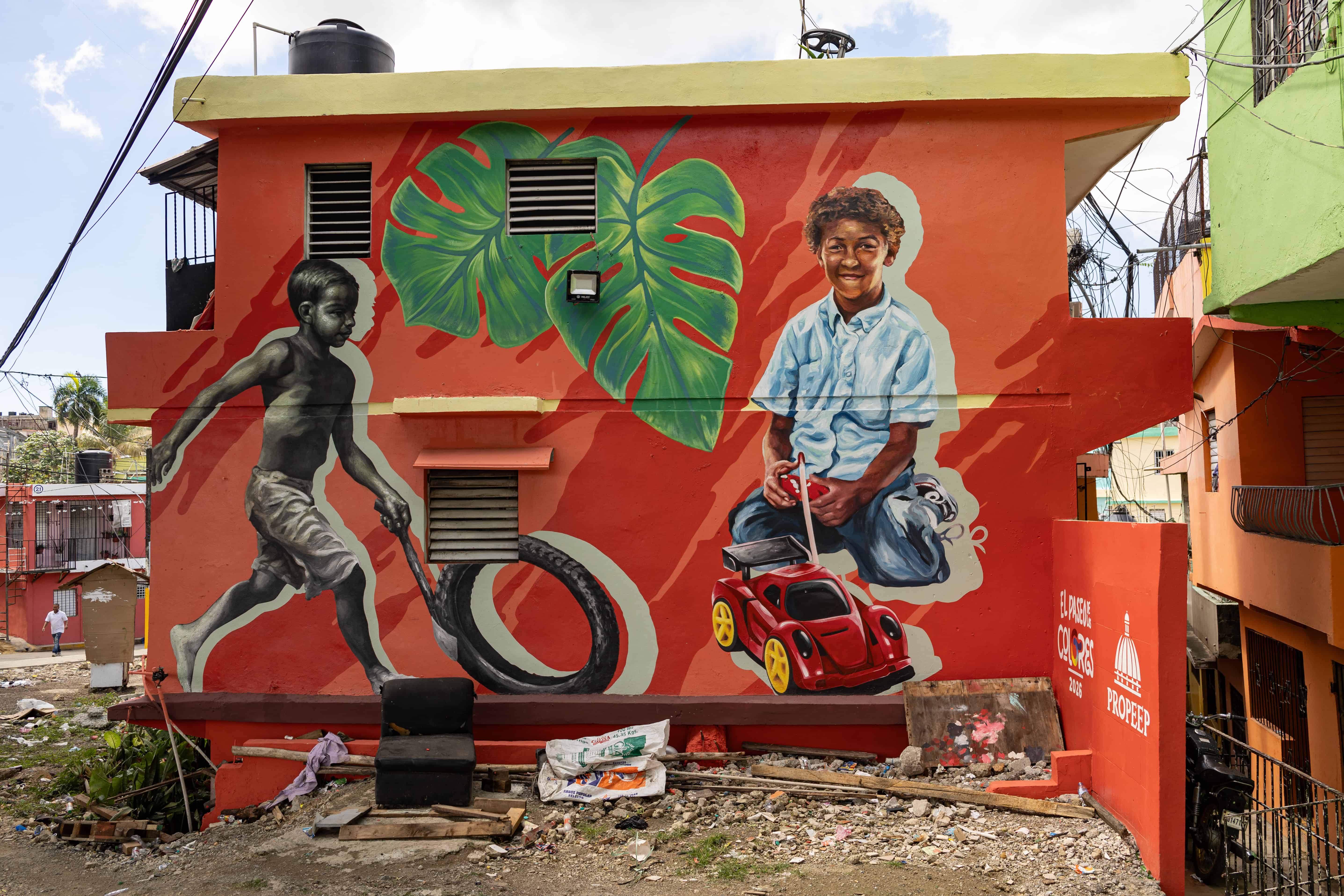 Las artes son parte de la vida de los barrios.