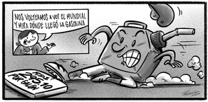 Caricatura de Noticiero Poteleche 14 marzo 2026