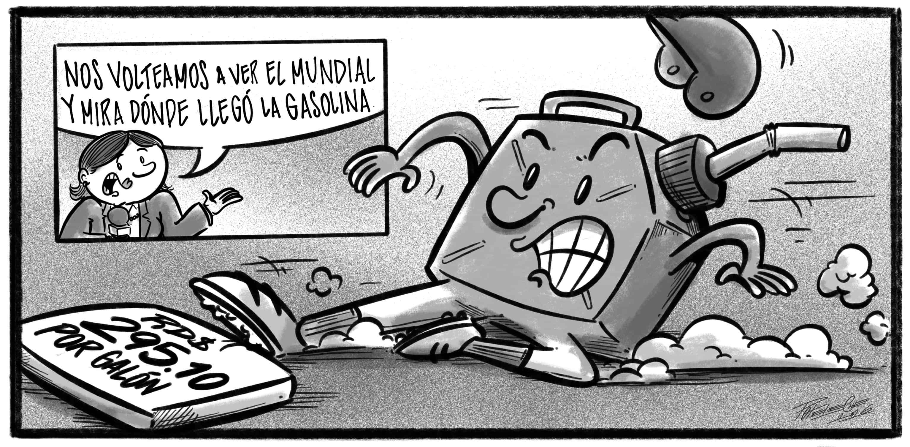 Caricatura de Noticiero Poteleche 14 marzo 2026