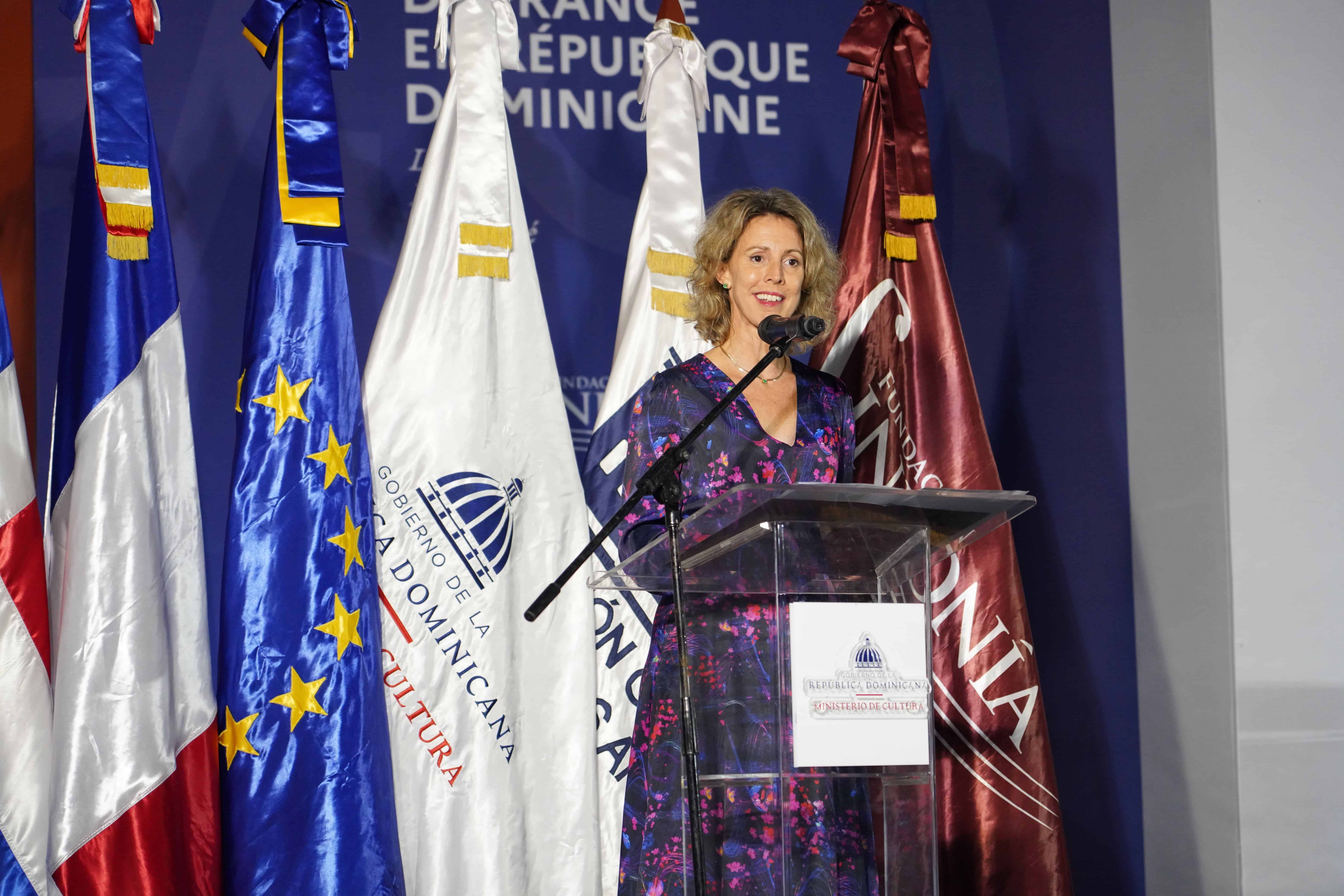 Sonia Barbry, embajadora de Francia en la República Dominicana.