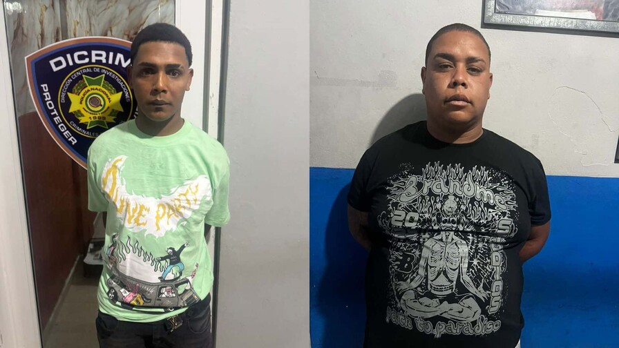 Detienen a dos hombres por asalto armado a clientes que jugaban domin&oacute; en colmado de Navarrete