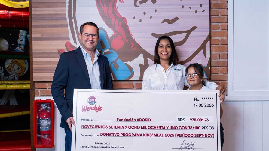 Wendy&acute;s respalda labor de la Adosid a trav&eacute;s de su programa Kids&acute; Meal