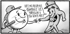 Caricatura de Noticiero Poteleche 16 marzo 2026