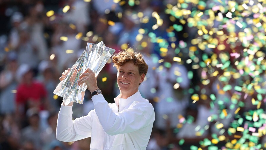 Jannik Sinner conquista su primer t&iacute;tulo del Masters 1000 de Indian Wells