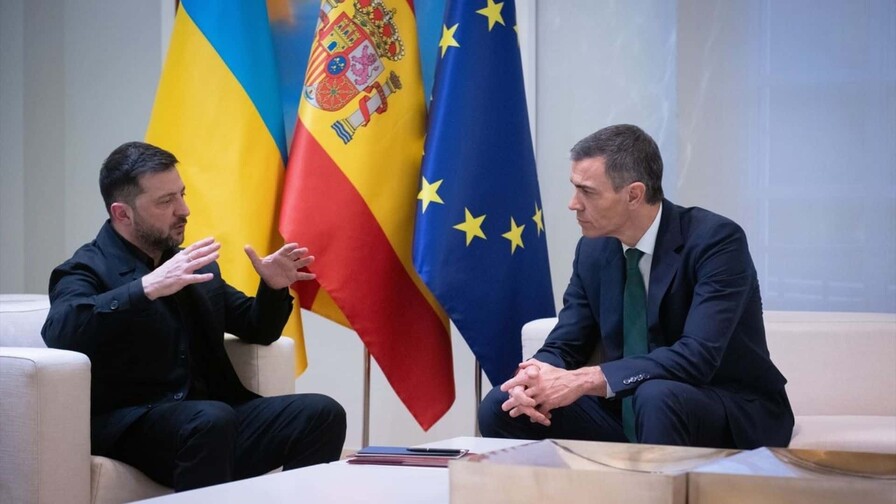 Zelenski visitar&aacute; Espa&ntilde;a este mi&eacute;rcoles y se reunir&aacute; con S&aacute;nchez