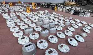 Recuperan cientos de contadores el&eacute;ctricos que hab&iacute;an sido robados en Santiago