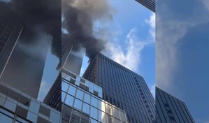 Incendio en rascacielos sacude Nueva York horas antes del desfile de San Patricio