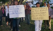 Residentes de Jardines del Norte se manifiestan contra supuesta intenci&oacute;n de ampliar Los Pr&oacute;ceres
