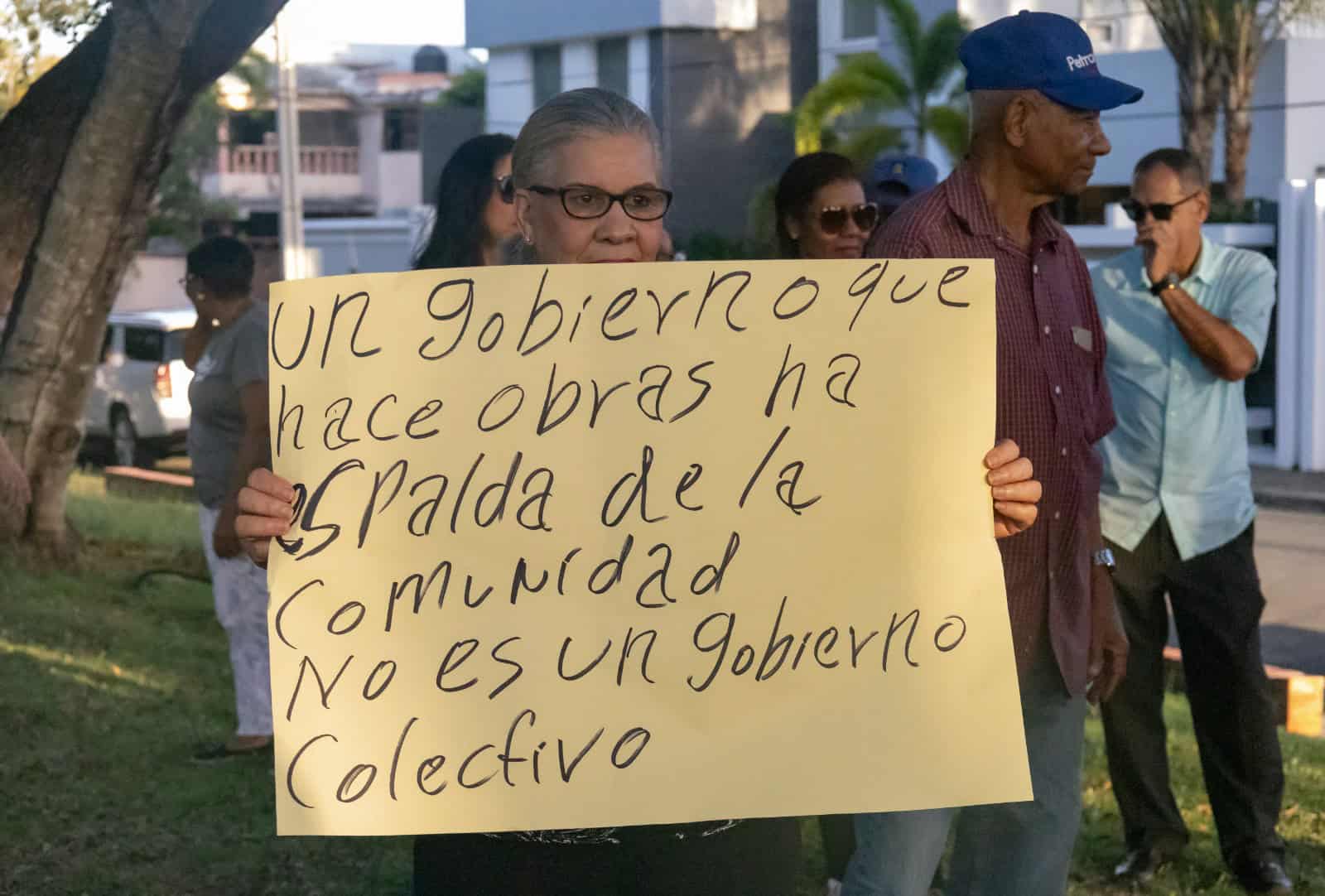 Los moradores realizarán el próximo lunes 23 de marzo otra manifestación en protesta por la alegada intención del gobierno a partir de las 7:00 de la noche.
