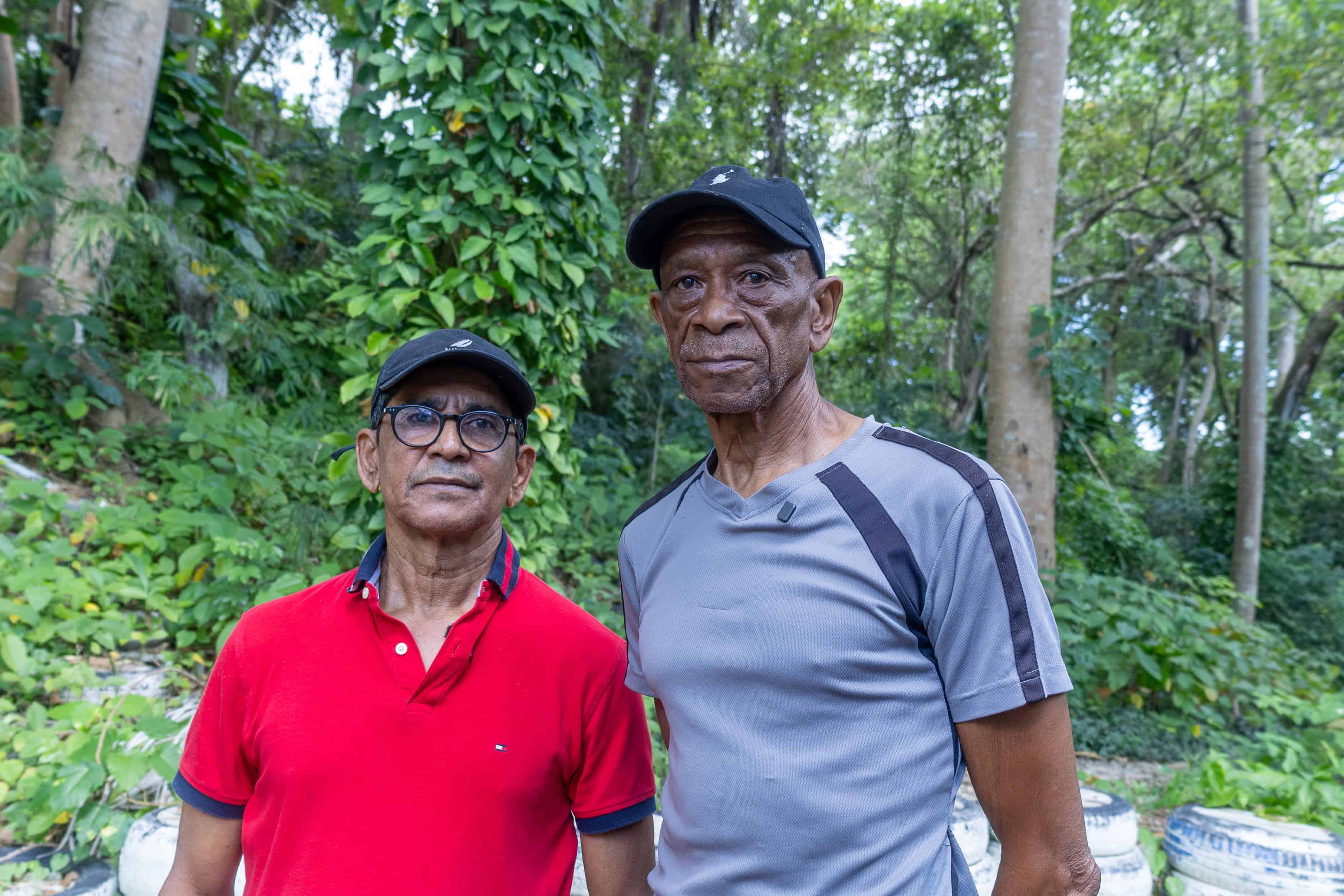 Francisco María y Guillermo Berroa Prensa, líderes comunitarios.