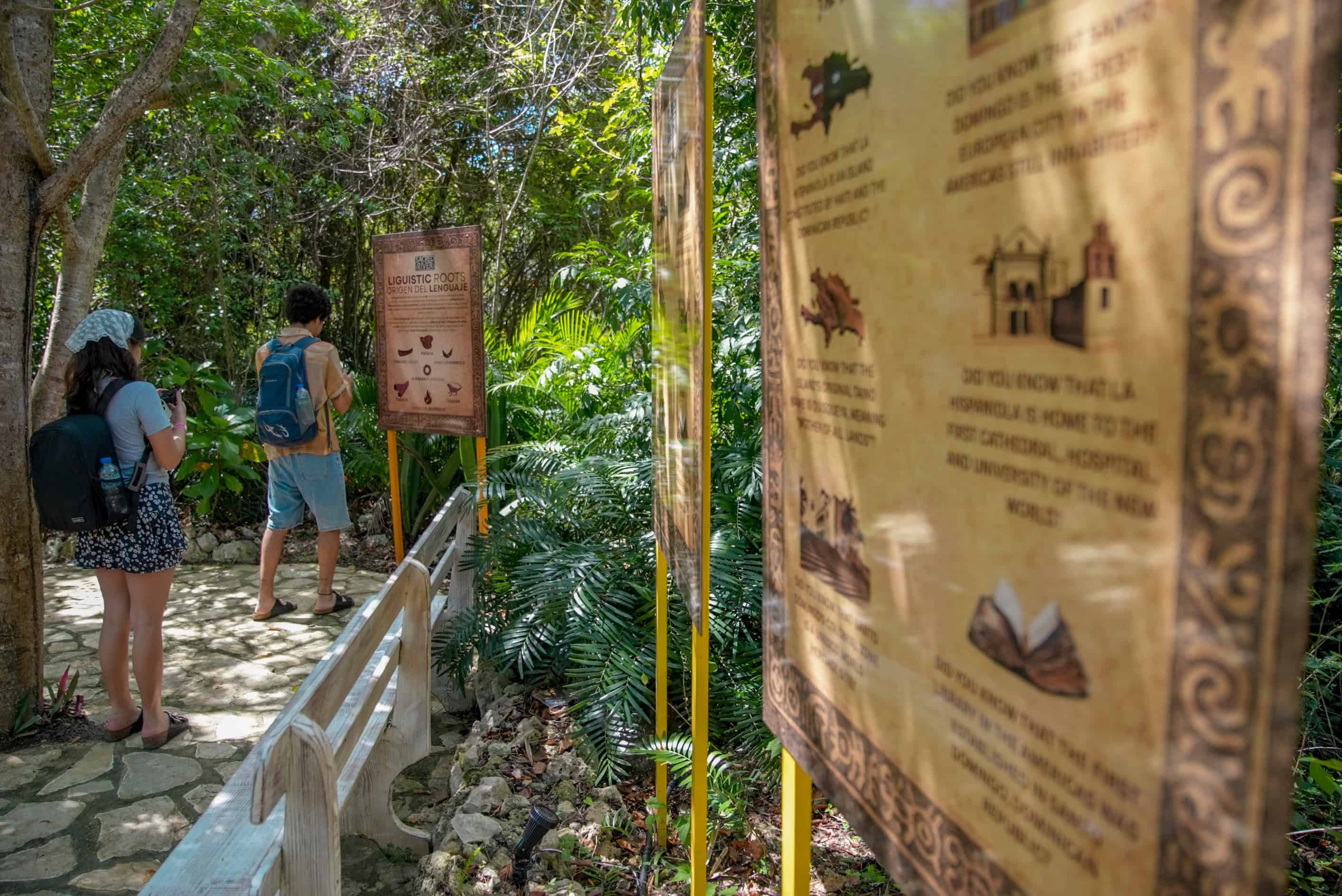 Parte del recorrido por el Bávaro Adventure Park.