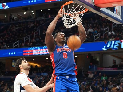 Duren conduce el triunfo de los Pistons sobre los Wizards