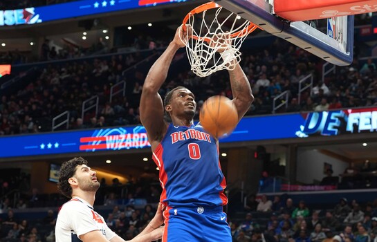Duren toma el relevo de Cunningham en el triunfo de los Pistons en Washington