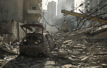 Al menos 12 muertos y 41 heridos en bombardeos israelíes en el centro de Beirut