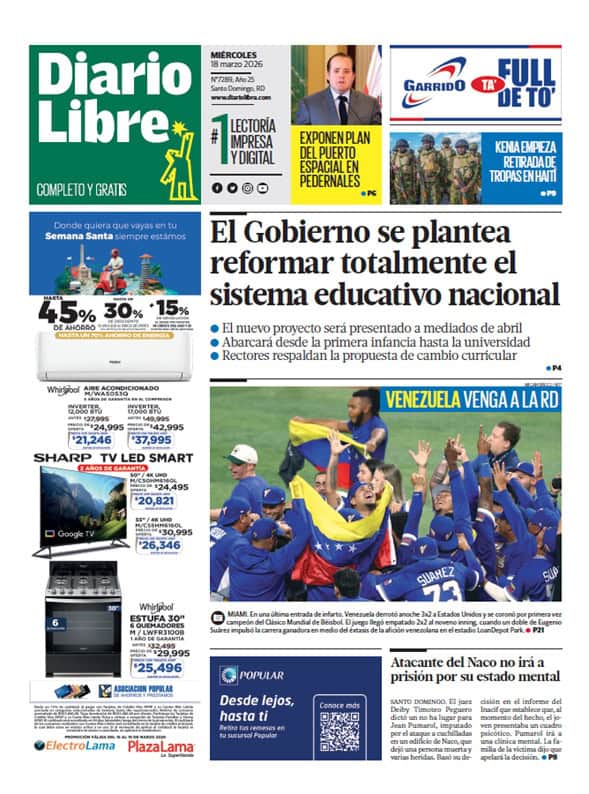 Día Jueves, 19 de Febrero de 2026 Edición 7251.