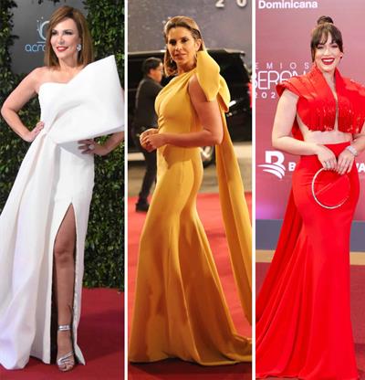 Premios Soberano: siete estilismos para recordar sobre la alfombra roja