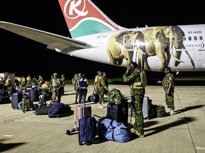 Regresan a Kenia 215 policías desplegados en la misión en Haití